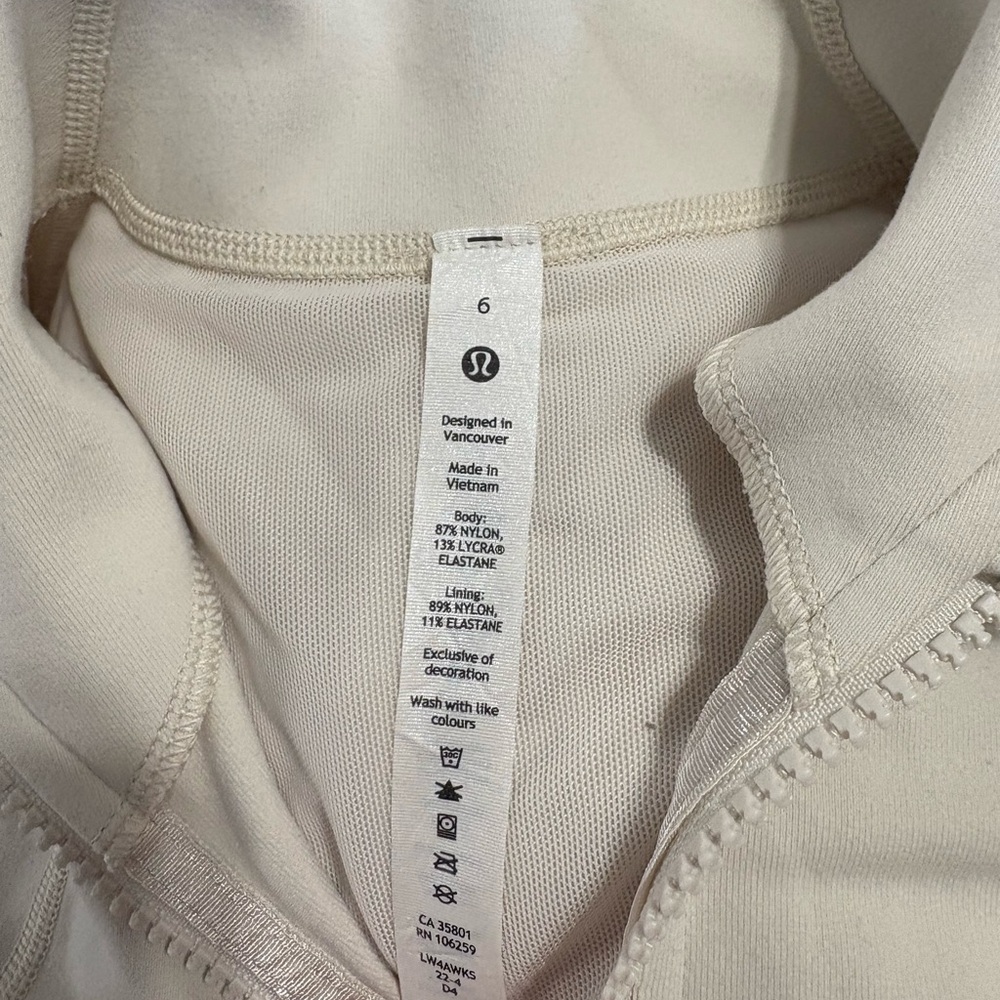 lululemon athletica Cream Jacket